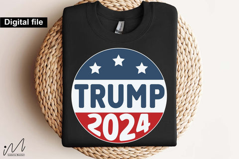 Trump 2024 round sign svg, Trump t-shirt, Trump and flag, Trump president, Trump cut files,Trump again svg, USA Flag svg, Donald trump svg,Trump cut files,Trump Cricut SVG Isabella Machell 