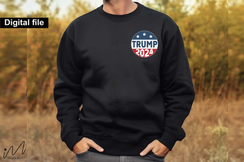 Trump 2024 round sign svg, Trump t-shirt, Trump and flag, Trump president, Trump cut files,Trump again svg, USA Flag svg, Donald trump svg,Trump cut files,Trump Cricut SVG Isabella Machell 