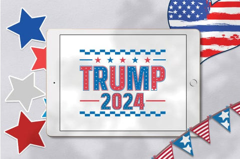 Trump 2024 SVG | President Trump svg dxf eps png pdf vector cut files for Cricut & Silhouette | Instant Download | Commercial Use SVG sk.swapon Roy 