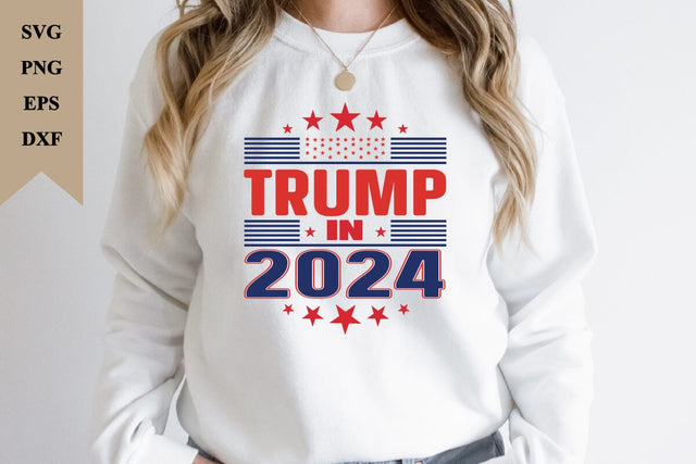 Trump 2024 SVG, Trump 2024 Png, President Trump, Digital Design for T-Shirts, Cricut & Silhouette, Digital Download, Instant Download SVG sk.swapon Roy 