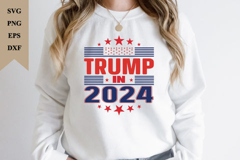 Trump 2024 SVG, Trump 2024 Png, President Trump, Digital Design for T-Shirts, Cricut & Silhouette, Digital Download, Instant Download SVG sk.swapon Roy 