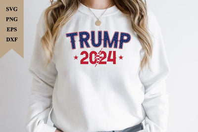 Trump 2024 SVG, Trump 2024 Png, President Trump, Digital Design for T-Shirts, Cricut & Silhouette, Digital Download, Instant Download SVG sk.swapon Roy 