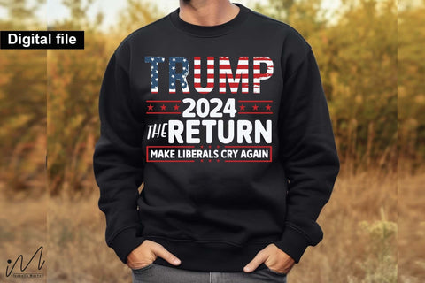Trump 2024 the return make liberals cry again svg, Trump t-shirt, Trump and flag, Trump president, Trump cut files,Trump again svg, USA Flag svg, Donald trump svg,Trump cut files,Trump Cricut SVG Isabella Machell 