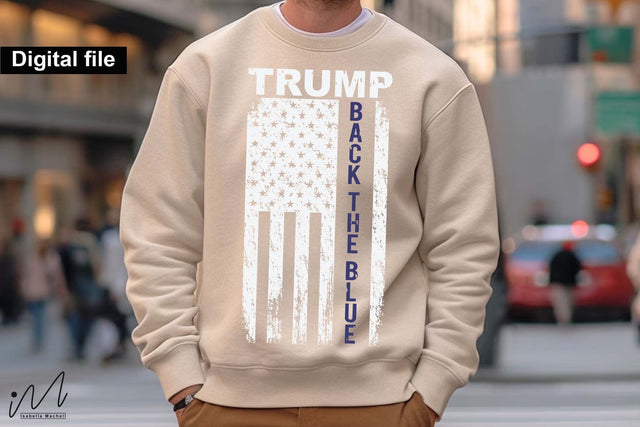 Trump back the blue svg, Trump t-shirt, Trump and flag, Trump president, Trump cut files,Trump again svg, USA Flag svg, Donald trump svg,Trump cut files,Trump Cricut SVG Isabella Machell 