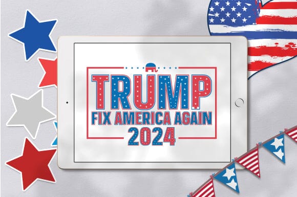 Trump Fix America Again 2024,Trump 2024 SVG | President Trump svg dxf eps png pdf vector cut files for Cricut & Silhouette | Instant Download | Commercial Use SVG sk.swapon Roy 