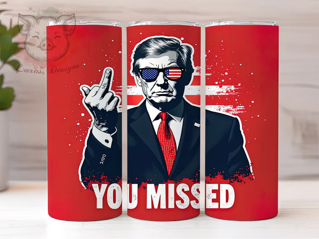Trump Tumbler, Political Drinkware, Funny Tumbler, Election Gift, 20oz Sublimation Wrap, Conservative Mug, Patriotic Drinkware Sublimation Lara' s Designs 