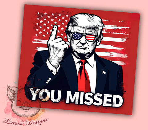 Trump Tumbler, Political Drinkware, Funny Tumbler, Election Gift, 20oz Sublimation Wrap, Conservative Mug, Patriotic Drinkware Sublimation Lara' s Designs 
