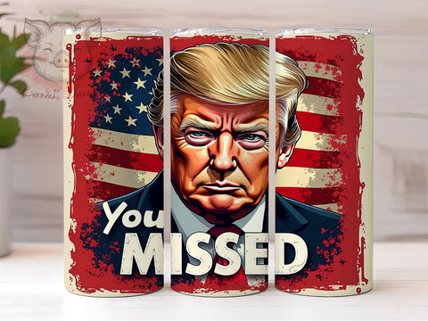 Trump Tumbler, Political Drinkware, Funny Tumbler, Election Gift, 20oz Sublimation Wrap, Conservative Mug, Patriotic Drinkware Sublimation Lara' s Designs 