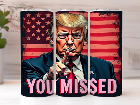 Trump Tumbler, Political Drinkware, Funny Tumbler, Election Gift, 20oz Sublimation Wrap, Conservative Mug, Patriotic Drinkware Sublimation Lara' s Designs 