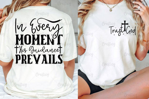 Trust God Front and Back SVG T shirt Design SVG Designangry 