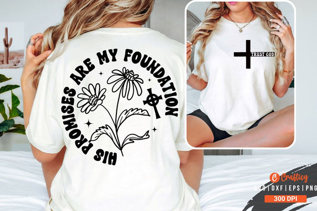 Trust God Front and Back SVG T shirt Design SVG Designangry 