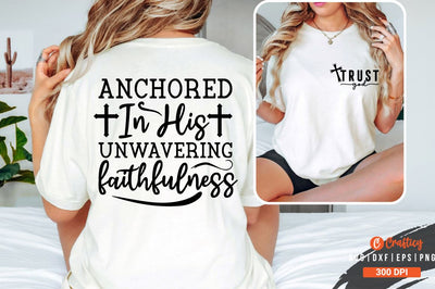 Trust God Front and Back SVG T shirt Design SVG Designangry 
