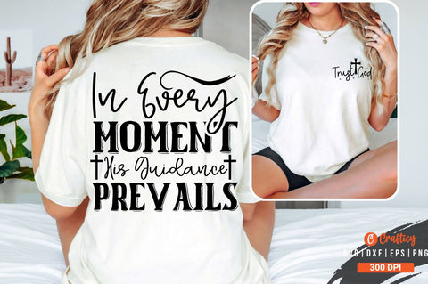 Trust God Front and Back SVG T shirt Design SVG Designangry 
