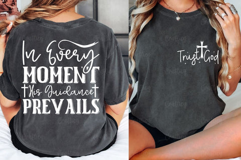 Trust God Front and Back SVG T shirt Design SVG Designangry 