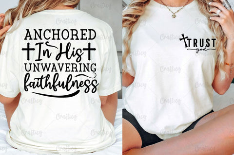 Trust God Front and Back SVG T shirt Design SVG Designangry 