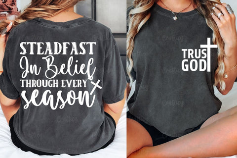 Trust God Front and Back SVG T shirt Design SVG Designangry 