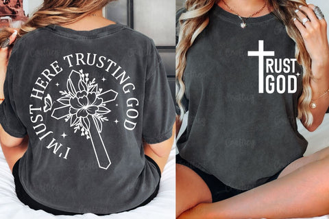 Trust God Front and Back SVG T shirt Design SVG Designangry 