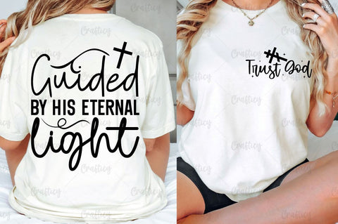 Trust God Front and Back SVG T shirt Design SVG Designangry 
