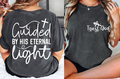 Trust God Front and Back SVG T shirt Design SVG Designangry 