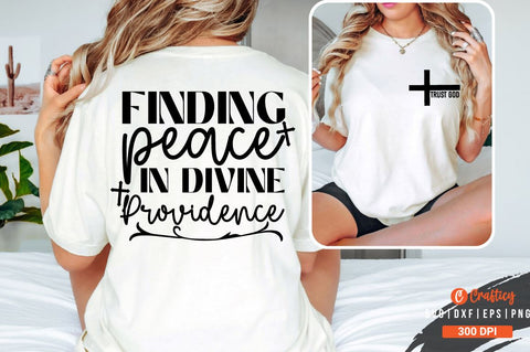 Trust God Front and Back SVG T shirt Design SVG Designangry 
