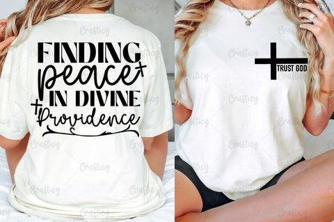 Trust God Front and Back SVG T shirt Design SVG Designangry 