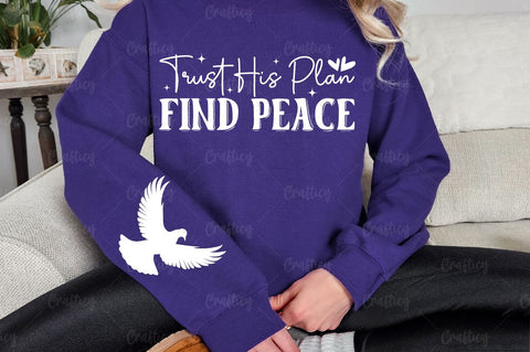Trust His plan find peace Sleeve SVG Design SVG Designangry 