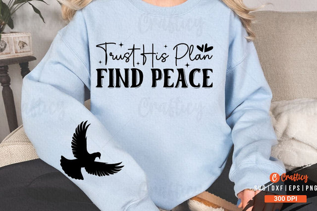 Trust His plan find peace Sleeve SVG Design SVG Designangry 