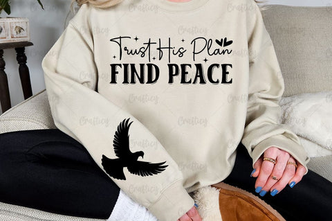 Trust His plan find peace Sleeve SVG Design SVG Designangry 