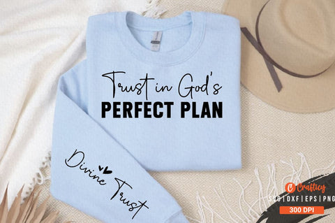 Trust in Gods Perfect Plan Sleeve SVG Design SVG Designangry 