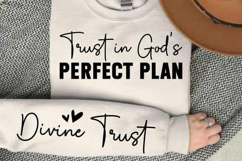 Trust in Gods Perfect Plan Sleeve SVG Design SVG Designangry 