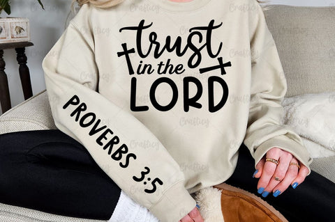 Trust in the Lord Sleeve SVG Design SVG Designangry 