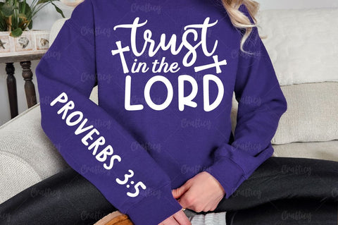 Trust in the Lord Sleeve SVG Design SVG Designangry 