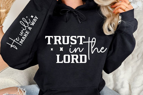 Trust In The Lord Sleeve SVG Design SVG Regulrcrative 