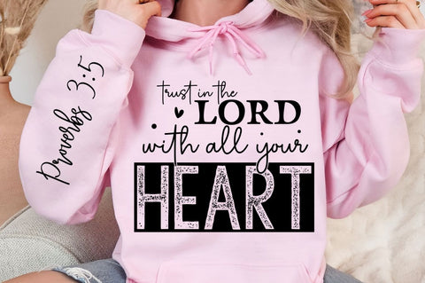 Trust In The Lord With All Sleeve SVG Design SVG Regulrcrative 