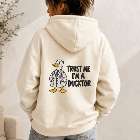 Trust Me I'm a Ducktor Embroidery Design – Funny Duck Doctor Medical Humor Machine Embroidery File Embroidery/Applique DESIGNS PatternFeed8 