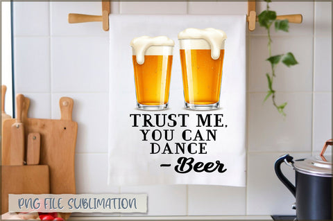 Trust me, you can dance beer Towel Sublimation Sublimation Shetara Begum 