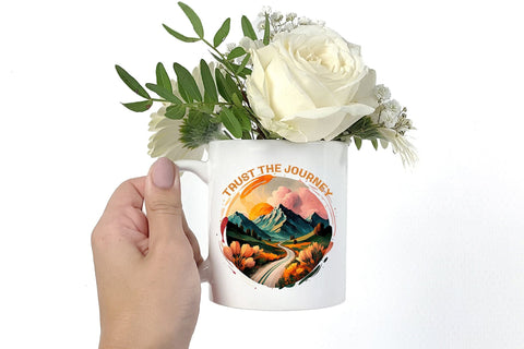 Trust the Journey | Positive Quote Sublimation Sublimation CraftLabSVG 