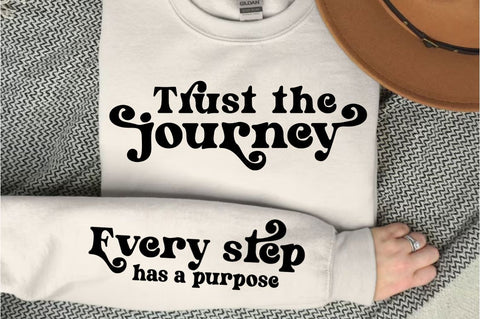 Trust The Journey Sleeve SVG Design SVG Regulrcrative 