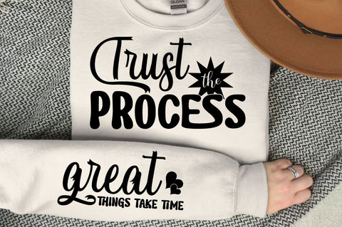 Trust The process Sleeve SVG Design SVG Regulrcrative 