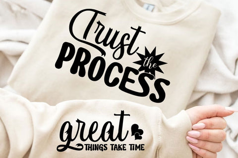 Trust The process Sleeve SVG Design SVG Regulrcrative 