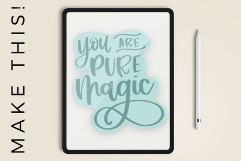 Trusty - Procreate Lettering Brush Font Beck McCormick 