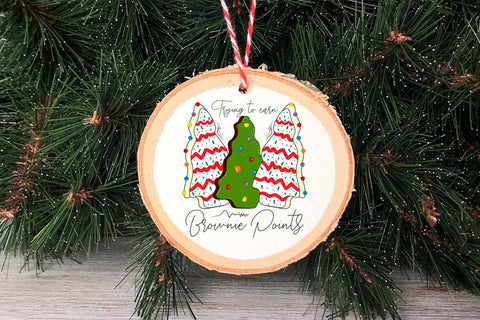 Trying to Earn Brownie Points, Christmas Baking PNG Sublimation CraftLabSVG 