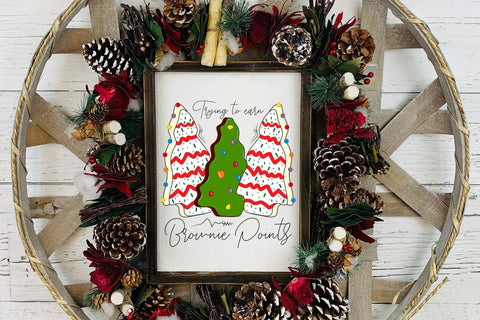 Trying to Earn Brownie Points, Christmas Baking PNG Sublimation CraftLabSVG 