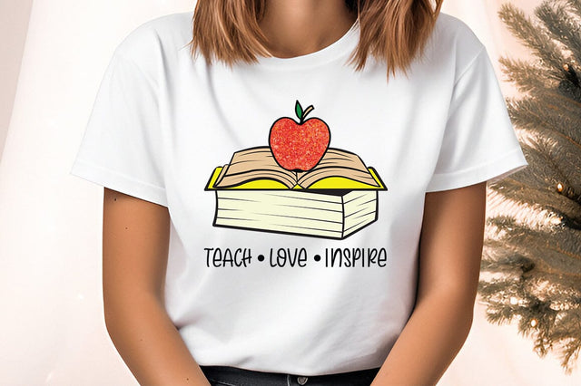 Tteach love inspire PNG Design Sublimation Designangry 