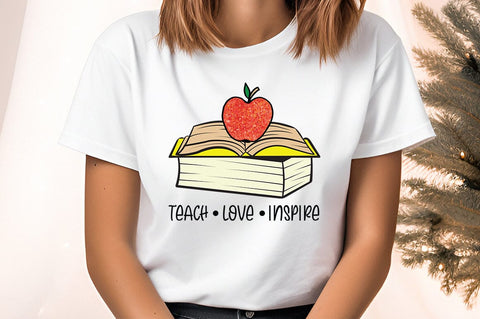 Tteach love inspire PNG Design Sublimation Designangry 