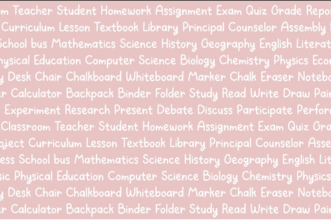 Tuesday Teaching Simple Handwriting Font Blush Font Co. 