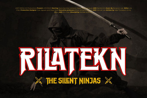 Tuiven - Movie Display Font Font twinletter 