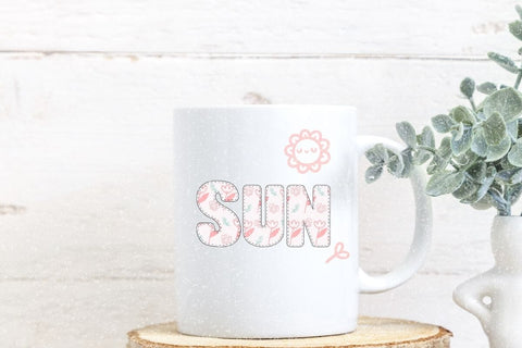 Tulip - Color Spring Font with Bonus Elements for Sublimation Crafts Font AnningArts Design 