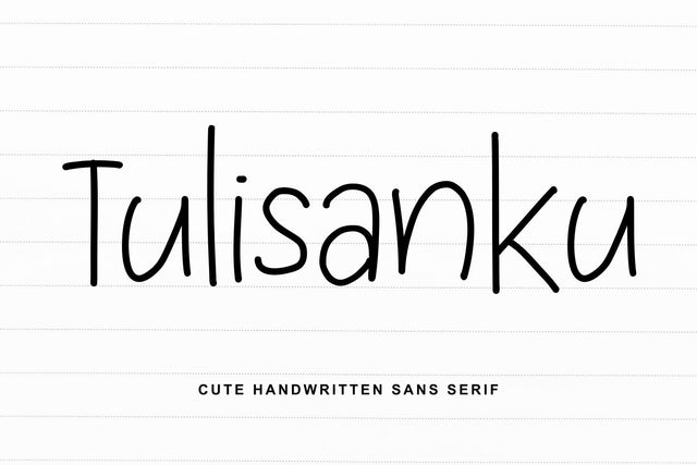 Tulisanku Font Abo Daniel Studio 