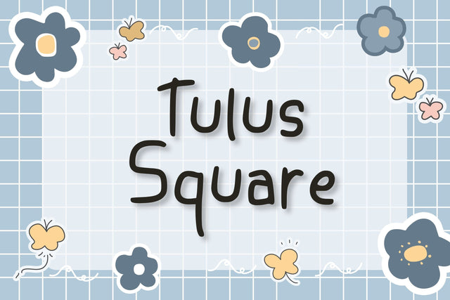Tulus Square Font Aisyah 